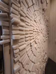 Deadwood gives new life - site-specific installation by Juanma González